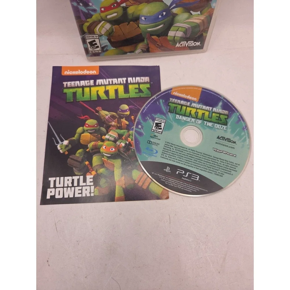 Playstation 3 PS3 Teenage Mutant Ninja Turtles Danger Of The Ooze - Tested CIB